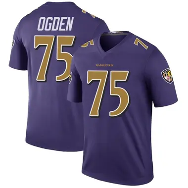 Men's Jonathan Ogden Baltimore Ravens Color Rush Jersey - Legend Purple Big & Tall