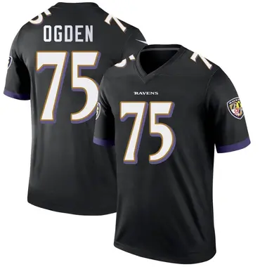 Men's Jonathan Ogden Baltimore Ravens Jersey - Legend Black Big & Tall