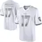 Men's Josh Johnson Baltimore Ravens Platinum Jersey - Limited White