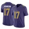 Men's Josh Johnson Baltimore Ravens Vapor F.U.S.E. Jersey - Limited Purple