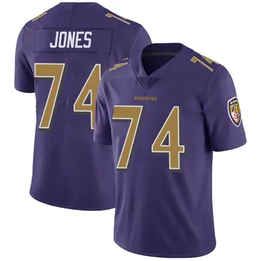 Men's Josh Jones Baltimore Ravens Color Rush Vapor Untouchable Jersey - Limited Purple