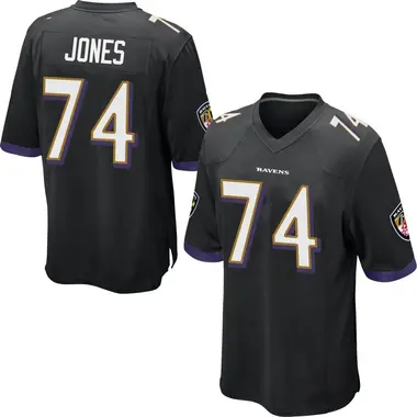 Men's Josh Jones Baltimore Ravens Jersey - Game Black