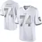 Men's Josh Jones Baltimore Ravens Platinum Jersey - Limited White