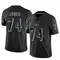 Men's Josh Jones Baltimore Ravens Reflective Jersey - Limited Black