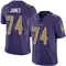 Men's Josh Jones Baltimore Ravens Team Color Vapor Untouchable Jersey - Limited Purple