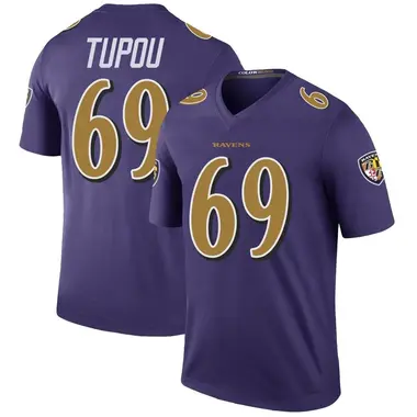 Men's Josh Tupou Baltimore Ravens Color Rush Jersey - Legend Purple Big & Tall