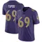 Men's Josh Tupou Baltimore Ravens Color Rush Vapor Untouchable Jersey - Limited Purple