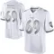 Men's Josh Tupou Baltimore Ravens Platinum Jersey - Limited White