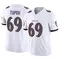 Men's Josh Tupou Baltimore Ravens Vapor F.U.S.E. Jersey - Limited White