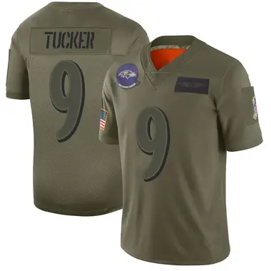 Men's Justin Tucker Baltimore Ravens 2019 Salute to Service Jersey - Limited Camo