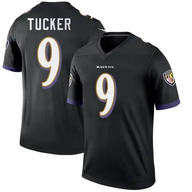 Men's Justin Tucker Baltimore Ravens Jersey - Legend Black Big & Tall