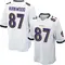 Men's Keith Kirkwood Baltimore Ravens Jersey - Game White