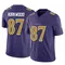 Men's Keith Kirkwood Baltimore Ravens Vapor F.U.S.E. Jersey - Limited Purple