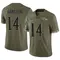 Men's Kyle Hamilton Baltimore Ravens 2022 Salute To Service Jersey - Limited Olive