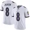 Men's Lamar Jackson Baltimore Ravens Vapor Untouchable Jersey - Limited White