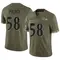 Men's Michael Pierce Baltimore Ravens 2022 Salute To Service Jersey - Limited Olive