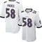 Men's Michael Pierce Baltimore Ravens Jersey - Game White