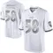 Men's Michael Pierce Baltimore Ravens Platinum Jersey - Limited White