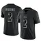 Men's Nate Wiggins Baltimore Ravens Reflective Jersey - Limited Black