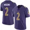 Men's Nate Wiggins Baltimore Ravens Team Color Vapor Untouchable Jersey - Limited Purple