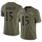 Men's Nelson Agholor Baltimore Ravens 2022 Salute To Service Jersey - Limited Olive