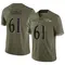 Men's Nick Samac Baltimore Ravens 2022 Salute To Service Jersey - Limited Olive