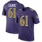 Men's Nick Samac Baltimore Ravens Color Rush Jersey - Legend Purple Big & Tall