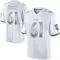 Men's Nick Samac Baltimore Ravens Platinum Jersey - Limited White