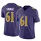 Men's Nick Samac Baltimore Ravens Vapor F.U.S.E. Jersey - Limited Purple