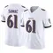 Men's Nick Samac Baltimore Ravens Vapor F.U.S.E. Jersey - Limited White