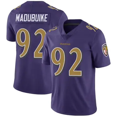 Men's Nnamdi Madubuike Baltimore Ravens Color Rush Vapor Untouchable Jersey - Limited Purple