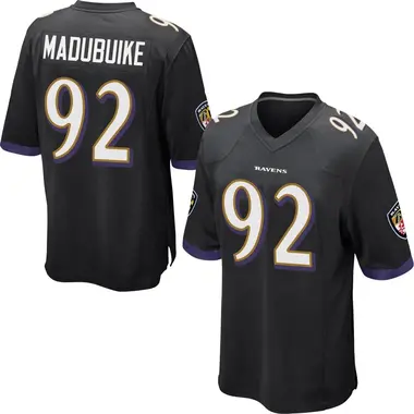 Men's Nnamdi Madubuike Baltimore Ravens Jersey - Game Black