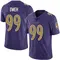 Men's Odafe Oweh Baltimore Ravens Team Color Vapor Untouchable Jersey - Limited Purple