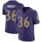 Men's Owen Wright Baltimore Ravens Color Rush Vapor Untouchable Jersey - Limited Purple