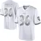 Men's Owen Wright Baltimore Ravens Platinum Jersey - Limited White