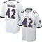 Men's Patrick Ricard Baltimore Ravens Jersey - Game White