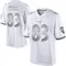 Men's Qadir Ismail Baltimore Ravens Platinum Jersey - Limited White