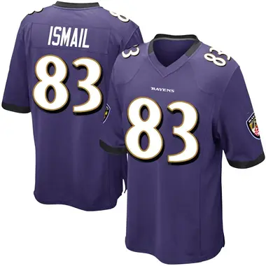 Men's Qadir Ismail Baltimore Ravens Team Color Jersey - Game Purple