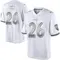 Men's Rasheen Ali Baltimore Ravens Platinum Jersey - Limited White