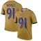 Men's Rayshad Nichols Baltimore Ravens Inverted Jersey - Legend Gold Big & Tall