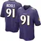 Men's Rayshad Nichols Baltimore Ravens Team Color Jersey - Game Purple