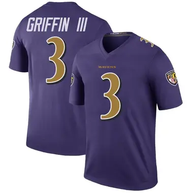 Men's Robert Griffin III Baltimore Ravens Color Rush Jersey - Legend Purple Big & Tall