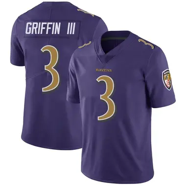 Men's Robert Griffin III Baltimore Ravens Color Rush Vapor Untouchable Jersey - Limited Purple