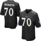 Men's Roger Rosengarten Baltimore Ravens Jersey - Game Black