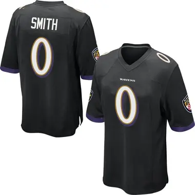 Men's Roquan Smith Baltimore Ravens Jersey - Game Black