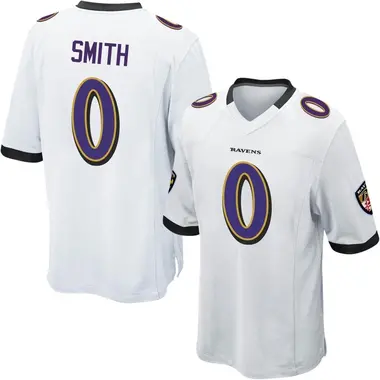 Men's Roquan Smith Baltimore Ravens Jersey - Game White