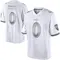 Men's Roquan Smith Baltimore Ravens Platinum Jersey - Limited White