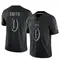 Men's Roquan Smith Baltimore Ravens Reflective Jersey - Limited Black