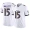 Men's Ryan Mallett Baltimore Ravens Vapor F.U.S.E. Jersey - Limited White