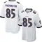 Men's Scotty Washington Baltimore Ravens Jersey - Game White